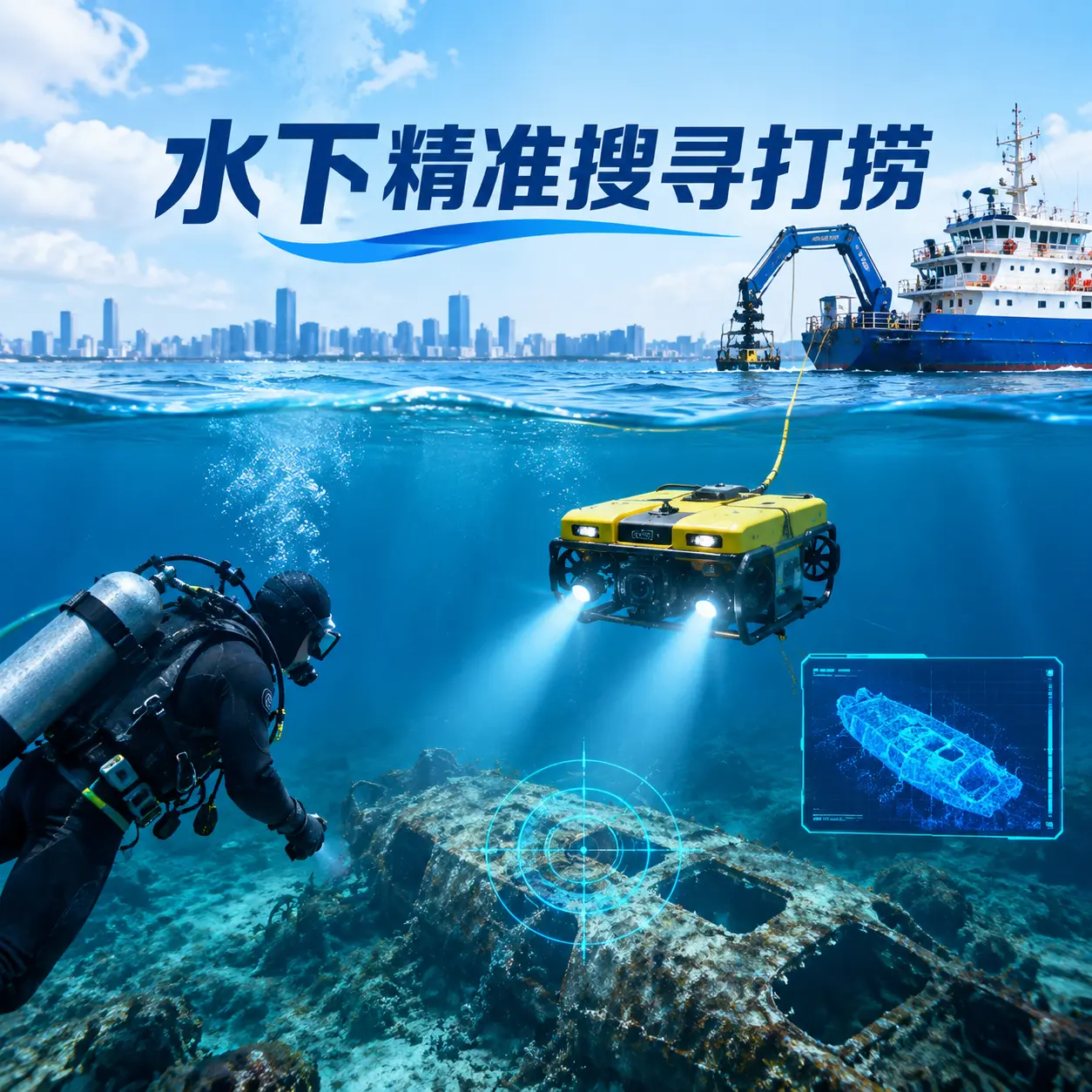乐东水下精准搜寻打捞